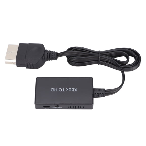 Rupoun HD Multimedia Interface Converter for Xbox Video Signal to 1080p 720p HD Output Adapter with Charging Cable, Premium ABS Gaming Console Accessory for Crisp Visuals and Audio