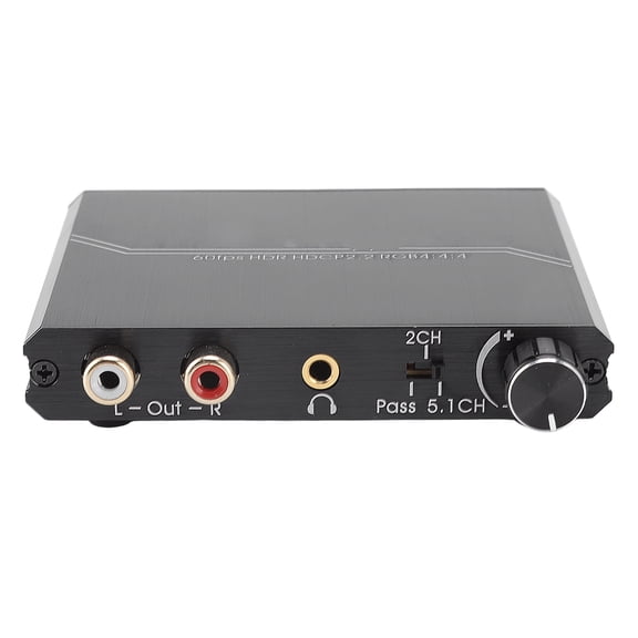 Rupoun HD Multimedia Interface Extractor 4K 60Hz HD Multimedia Interface Splitter with Volume Control for PS5 DVD Player Converter Adapter Audio Splitter[cite: 1]