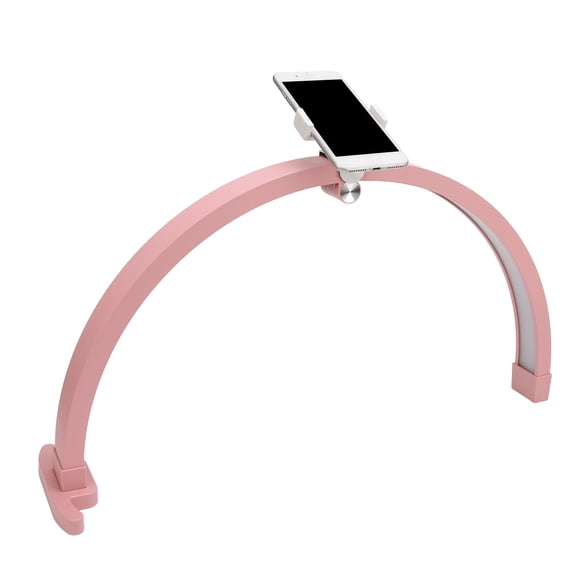 Rupoun Half Moon Desk Lamp 22 Inch (55.8 cm) 20W 1500LM 3200K-5600K Foldable Table Light for Nail Lash Extension Skincare Dimmable Touch Sensor Task Lamp US Plug
