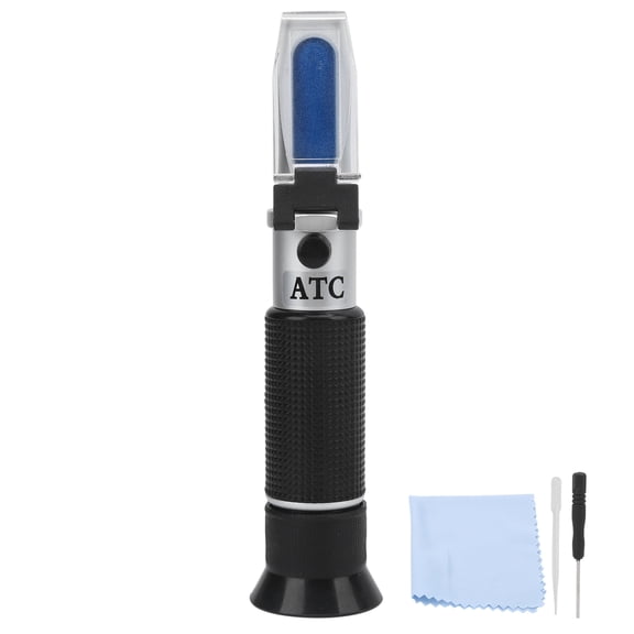 Rupoun Hand-Held Portable Honey Refractometer for Beekeeping, Precise Sugar Concentration Meter and Moisture Tester, Easy to Use Honey Moisture Checker with Automatic Temperature Compensation ATC