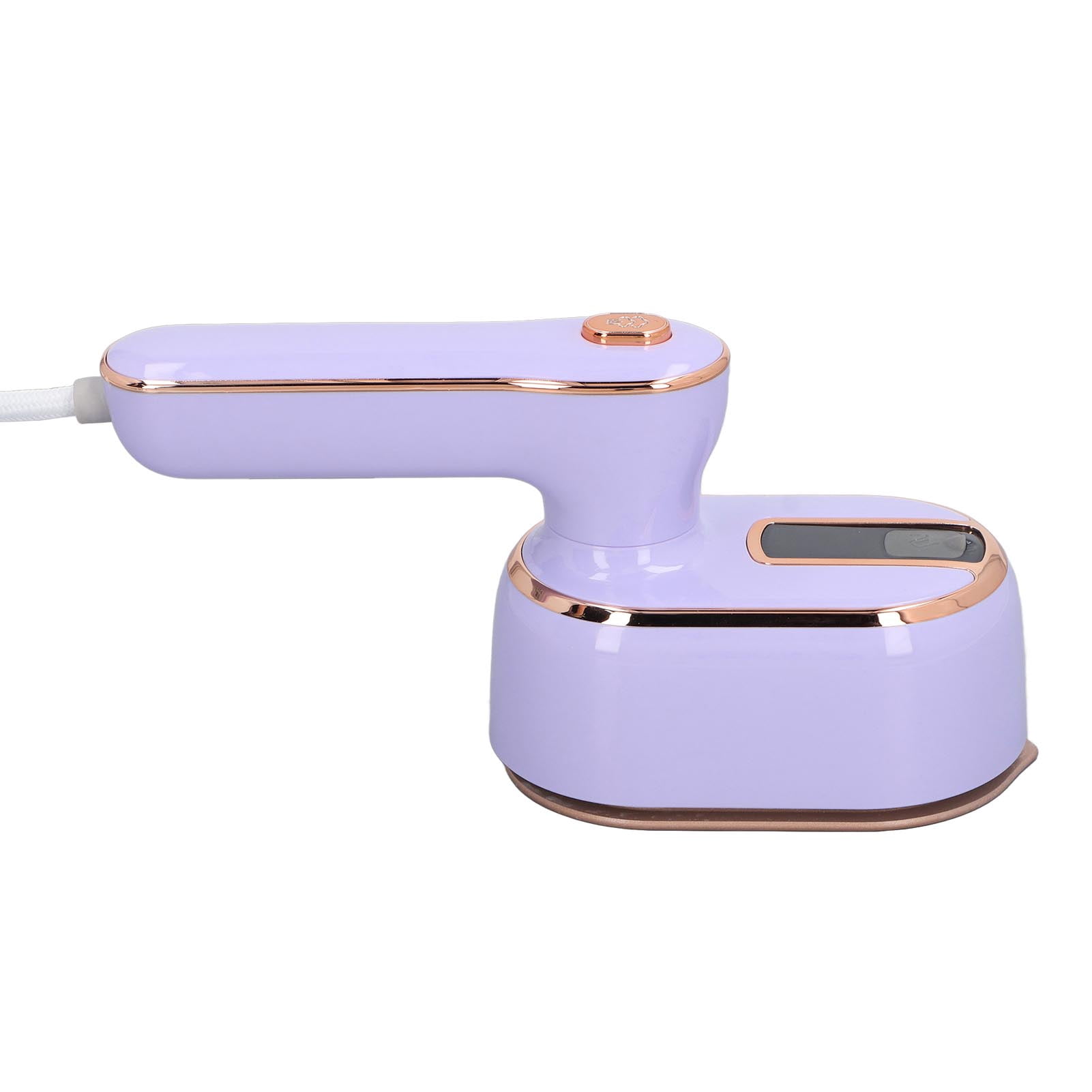 Rupoun Handheld Steam Iron with 100ml Water Tank, 180 Degree Rotating Mini Travel Ironing Machine for Clothes, Dry and Wet Heating Portable Fabric Steamer, Purple 970W (6.1 x 4.3 in / 15.5 x 10.8 cm)
