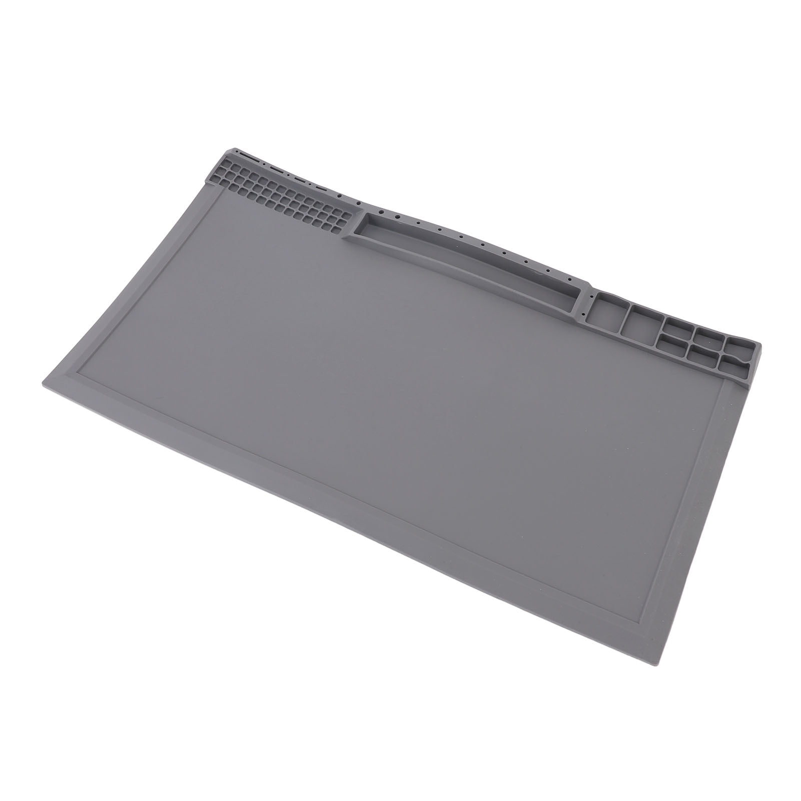 Rupoun Heatproof Silicone Electronics Repair Mat 14.96 Inches / 38 cm With Magnetic Screw Storage For Soldering Iron Station Works [cite: 1, 12]