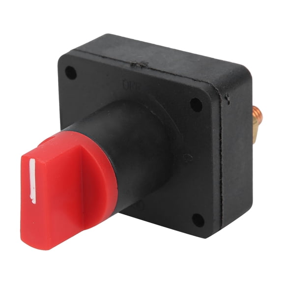Rupoun Heavy Duty 300A Battery Disconnect Switch Cut Off Knob Isolator High Current Power Kill Switch Master Disconnect for Auto Car Truck Boat Marine Vehicle, 6mm Screw Diameter / 0.2 inches