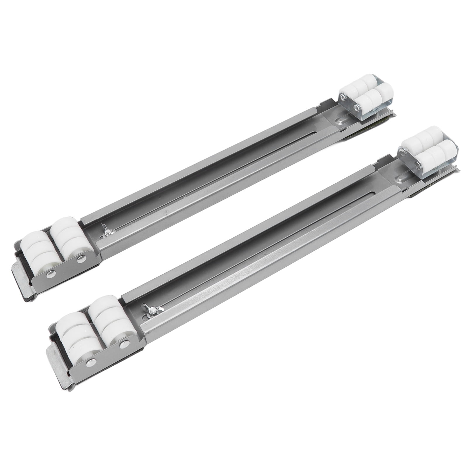 Rupoun Heavy Duty Extensible Appliance Roller Load Bearing 661 Lbs / 300 kg Universal Wheels Base Slider for Washer Furniture Silver