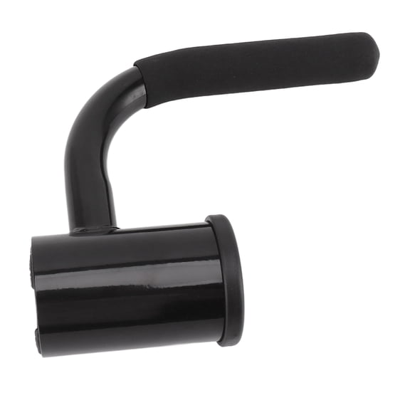 Rupoun Heavy Duty Stainless Steel T Bar Row Handle Barbell Attachment for Home Gym Workout Equipment Core Muscle Training Exercise Machine Accessories 9.84 inches / 25 cm Length