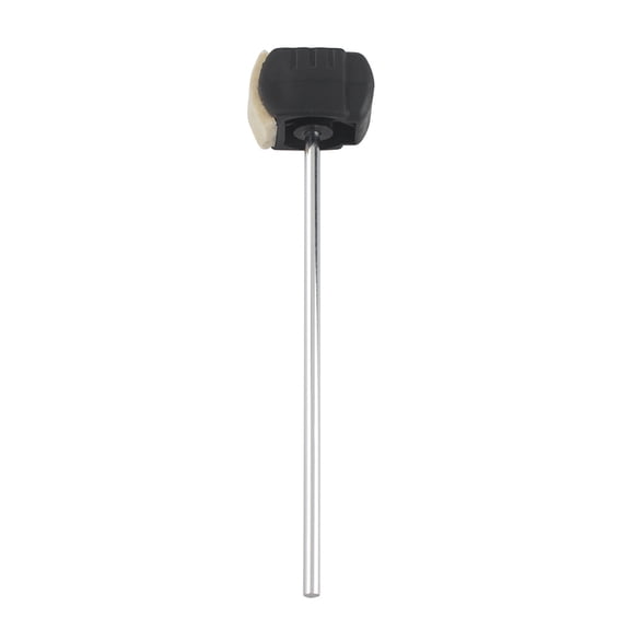 Rupoun High-quality Bass Drum Pedal Beater Wool Felt Stainless Steel Handle Percussion Instrument Accessories Parts 7.5 inches / 19 cm