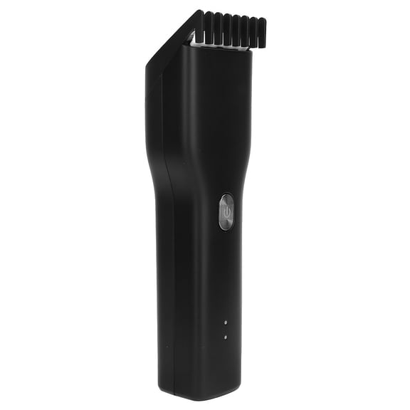 Rupoun Household Electric Hair Clipper Rechargeable Trimmer Machine with Adjustable Comb Type-C USB Grooming Tool for Adult Children Black, 6.4 in[cite: 1]