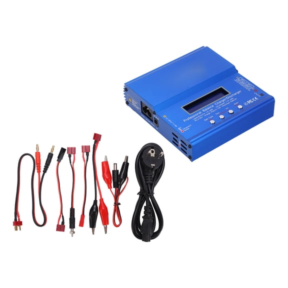 Rupoun IMAX B6AC 80W Lipo Balance Charger LCD Screen Lilon LiFe LiPo NiMH NiCd PB Discharger for RC Car Boat Airplane Drones