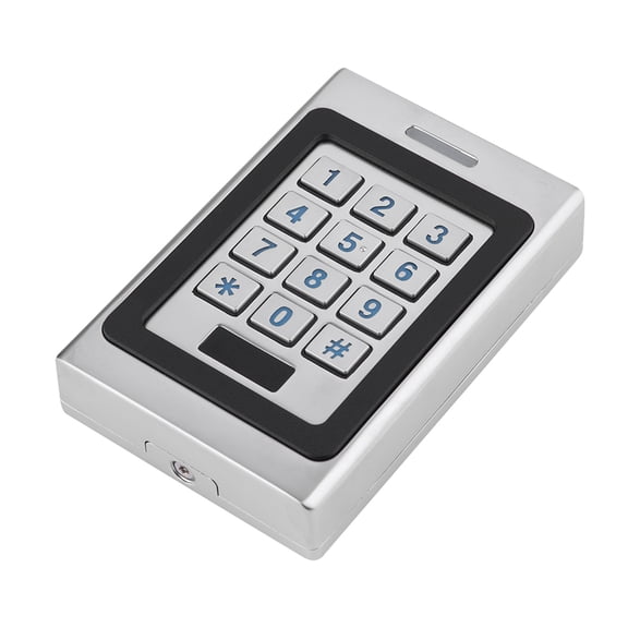 Rupoun IP67 Waterproof RFID Card Door Access Controller Keypad Security Entry System with Zinc Alloy Case for Home Office, Silver (4.33 inches / 11 cm)