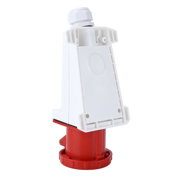 Rupoun Industrial Plug and Socket Connector Set 5 Pin 3 Phase 380V-415V 63A 3P+N+E IP67 Waterproof Heavy Duty Receptacle for Commercial Agricultural Manufacturing Applications