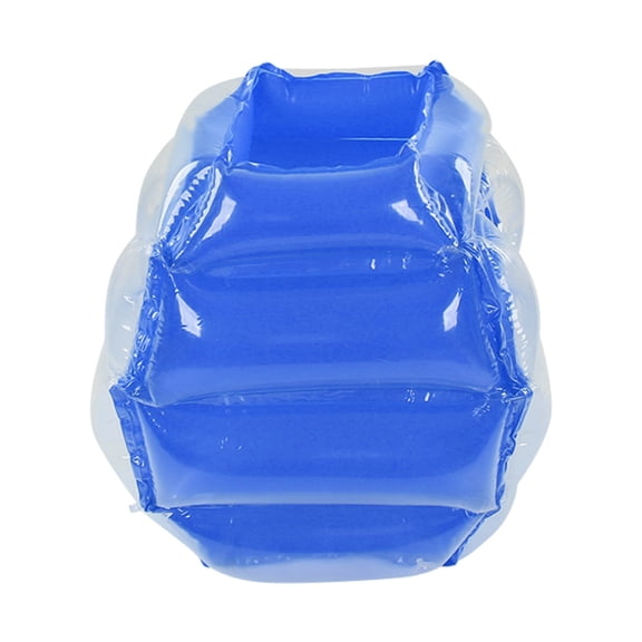 Rupoun Inflatable Bubble Ball Safe PVC Body Bumper Bounce Ball for Family Gathering Picnic Camping Outdoor Toy Blue Color 9.84 inches / 25.0 cm Diameter Great for Kids and Adults to Play