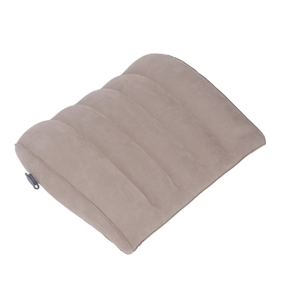Rupoun Inflatable Lumbar Pillow Portable Inflatable Lumbar Support Pillow for Car Office Travel, Ergonomic Design Back Cushion for Travel, Office Chair & Driving, 15x9 Inches / 38.1x22.8 cm, Gray