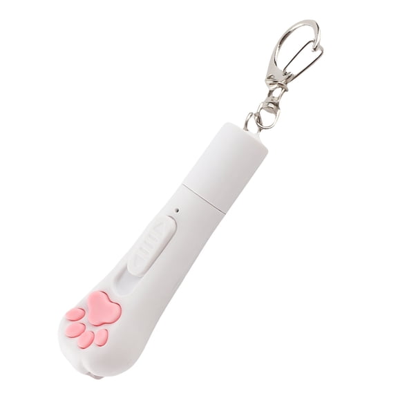 Rupoun Interactive Cat Laser Flashlight Toy LED Projector Pointer Training Supplies for Kittens Dogs, USB Rechargeable (4.9 inches / 12.5 cm)