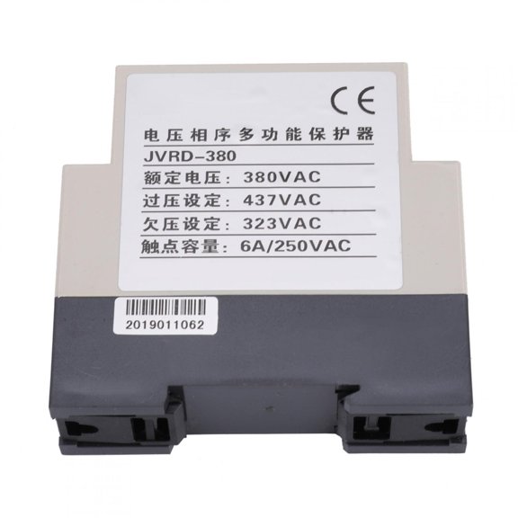 Rupoun JVRD-380 Phase Sequence Protection Relay Monitoring Voltage Control Device 380VAC