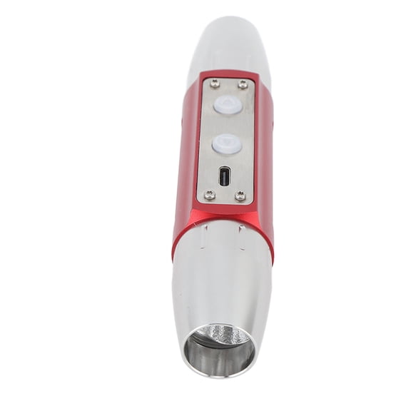 Rupoun Jade Appraising Flashlight Detector Lamp Dual Head 4 Light Sources USB Rechargeable (5.9 inches / 150 mm)