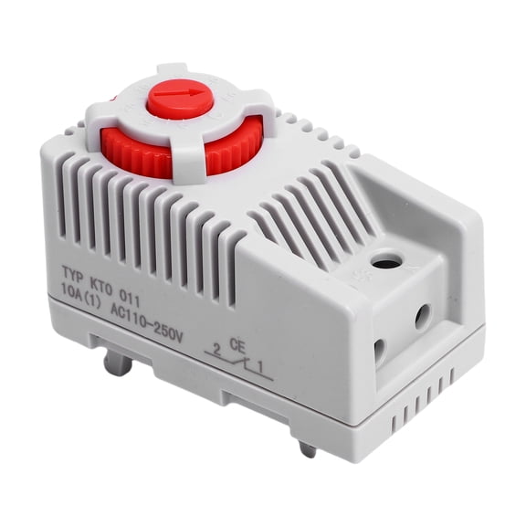 Rupoun KTO011 Mechanical Thermostat 0 to 60 Celsius Normally Closed NC Temperature Controller Switch for Heaters AC 110-250V