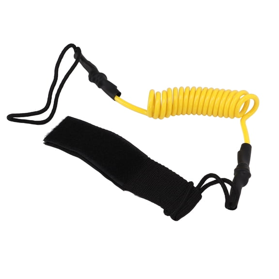 Rupoun Kayak Oar Safety Rope Durable TPU Paddle Board Surfboard Leash Anti-Lost Accessory, Yellow [cite: 20]