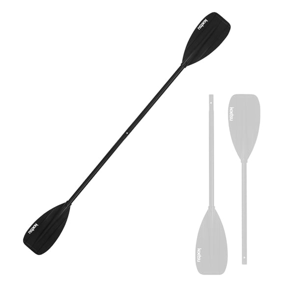Rupoun Kids Aluminum Alloy Kayak Paddle 65.7 Inches Lightweight Detachable Double-Headed Oar for Inflatable Boat Rafting and Fishing