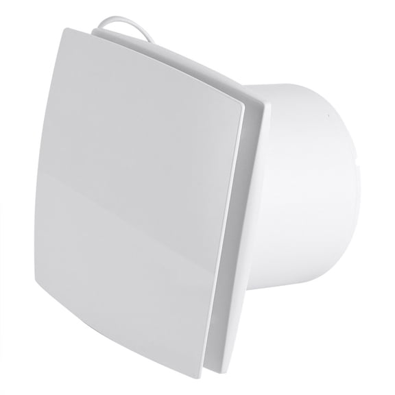 Rupoun Kitchen Bathroom Ventilation Exhaust Fan, 6 Inch / 150 mm Ceiling Wall Mounted Home Ventilating System, High Efficiency 201 m/h Air Flow, 2350 RPM Powerful Motor, White