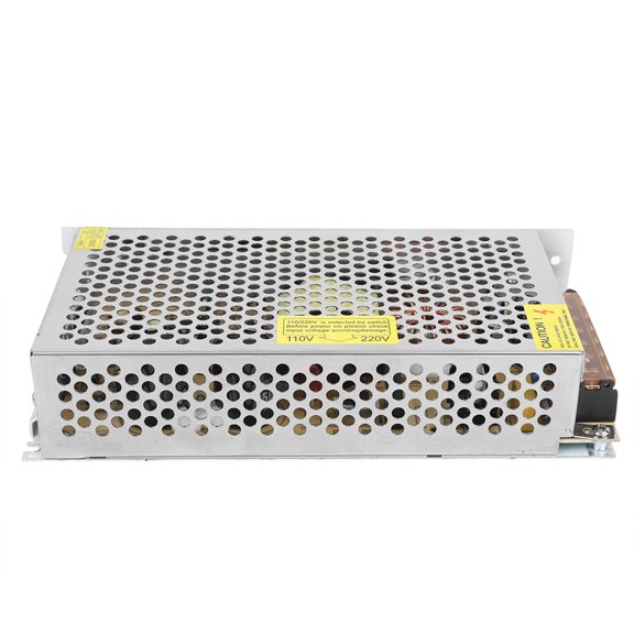 Rupoun LED Power Supply Switch Driver 150W AC 110/220V to DC 12V Transformer for Strip Lights, 3D Printers, Displays (8.27 inches / 21 cm Length) Highly Efficient Power Converter, Silver[cite: 1]
