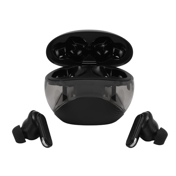 Rupoun Language Translator Earbud Wireless Bluetooth 5.4 144 Online Languages Instant Translation Headphones Dual Earbud Touch Control Travel Business Earphones, Black (4.33 x 3.54 x 1.57 inches)