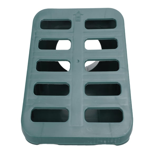 Rupoun Lawn Grate Yard Drain Angled Robust PP Heavy Duty Mitered Drainage Grate for 3/4 Inch Interface Pipe Green