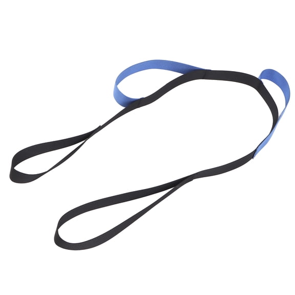 Rupoun Leg Lifter Strap with Loop, Professional 40.7 Inches / 103.5 cm Mobility Aid for Elderly and Disabled, Heavy Duty Foot Loop Hand Grip Walking Practice Assist Lifter Device, Blue
