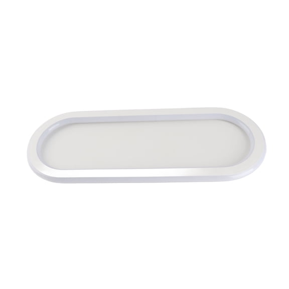 Rupoun Linear LED Ceiling Lights Modern 3000K To 6500K Long Strip Dimmable Ceiling Lamps with Remote for Kitchen Bedroom Office Hallway White 15.7 Inches