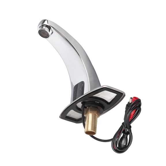 Rupoun Luxury Hands Free Sensor Basin Faucet Infrared Touchless Sink Taps W/ Cable Chrome (13 inches / 33 cm)