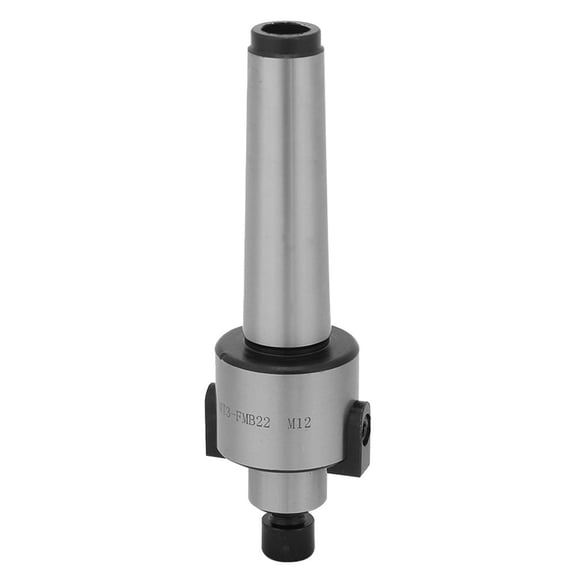 Rupoun M12 Thread Taper Milling Holder Mill Arbor Tool 5.4 inches / 138mm Length MT3-FMB22
