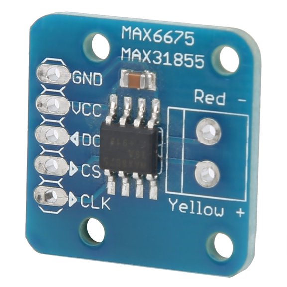 Rupoun MAX6675 Temperature Sensor K Type Thermocouple Module DIY Sensor 3-5V DC (-200C to +1350C / -328F to +2462F)