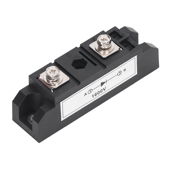 Rupoun MD110A 1600V Bridge Rectifier 110A 3 Phase Diode Power Module Copper Plate Heat Dissipation Efficient Single Phase Alternating Current to Direct Current Converter Heavy Duty Phase Diode 1 Pack
