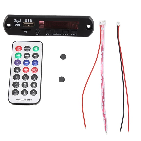 Rupoun MP3 Bluetooth Remote Decoding Board Hand Free Volume Adjustment Decoding Module for MP3 Player 3.54 inches / 9 cm