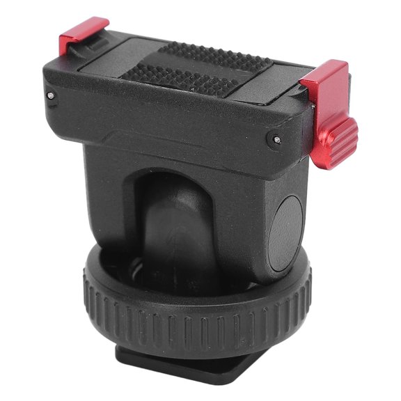 Rupoun Magnetic Action Camera Mount Quick Release Extension Base Adapter with 1/4 Inch Thread and Cold Shoe Interface for Action 5 Pro 4 3, Lightweight Aluminum Alloy Photography Accessory