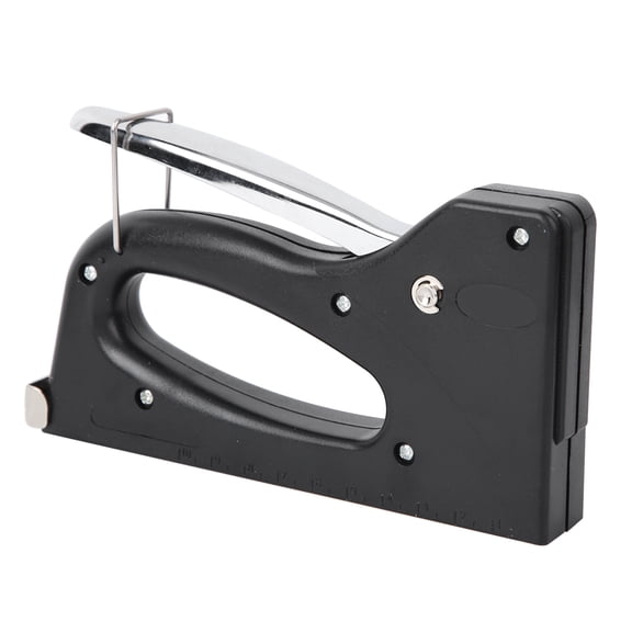 Rupoun Manual Staple Gun and Hand Nail Gun, Heavy Duty ABS Plastic Shell Tacker Tool for Wooden Picture Frames, Upholstery and DIY Crafts, Features Safety Lock, 8.27 inches / 21 cm