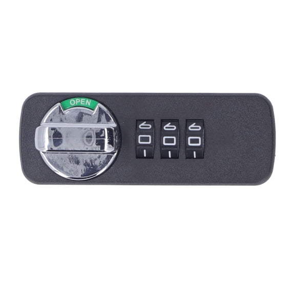 Rupoun Mechanical Code Lock 3 Code Digital Cabinet Password Lock High Security Password Entry Lock for Drawers Wardrobes File Cabinets 5.51 inches / 14 cm Black