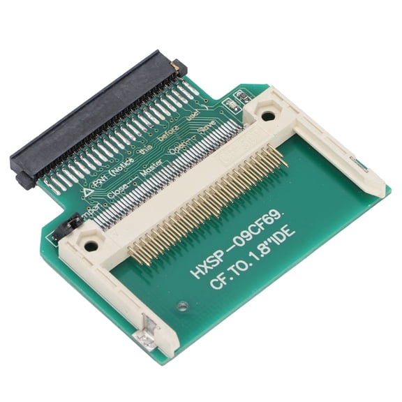 Rupoun Memory Card Adapter 1.8 inches / 4.57 cm CF to 50-Pin IDE Converter Stable No Noise Vibration Hard Drive SSD Converter For Toshiba PC Laptops