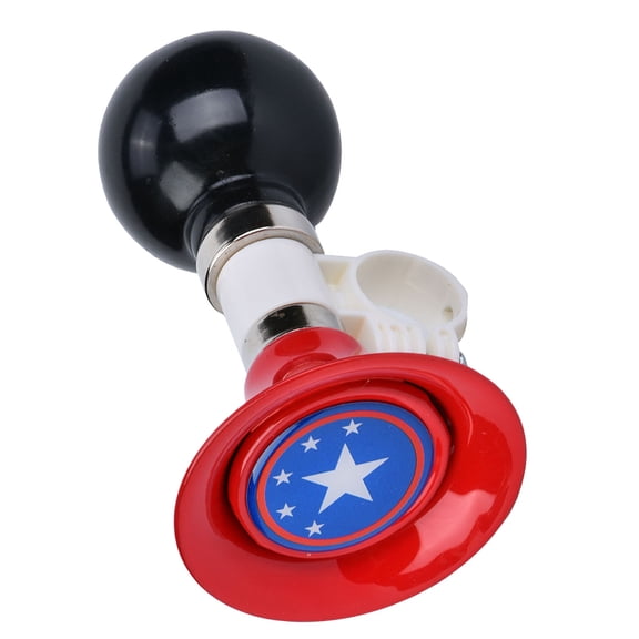 Rupoun Metal Rubber Loud Children Bicycle Kids Bike Horn Warning Bell, Red Safety Alert Accessory for Boys Girls Bicycles and Scooters, Fits 0.87 inches / 22.2 mm Handlebars, 5.12 inches / 13 cm