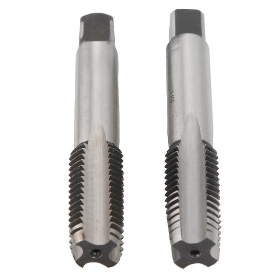Rupoun Metric M16 Hand Screw Tap Drill Bit Set, Carbon Steel Straight Flute Threading Taps for Wood Plastic, Complete 2-Piece Taper & Plug Tool Kit (0.63 inches / 16 mm)