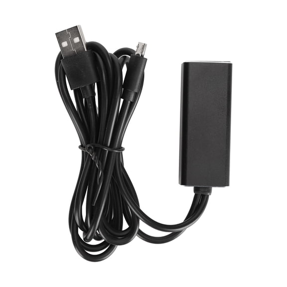 Rupoun Micro USB to RJ45 Ethernet Adapter 10/100Mbps High-Speed Stable Network LAN Connection Cable for TV Sticks and Media Players (1 meter / 3.3 feet, Solid Aluminum Alloy Connection, Black)