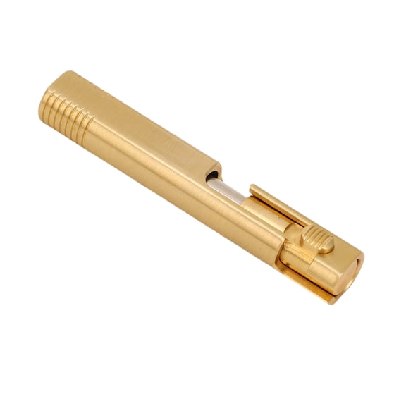 Rupoun Mini Ballpoint Pen Brass Portable Small Pocket Pen for Office Working Writing Signing Traveling Business 9 inches / 22.86 cm Length Classic Design