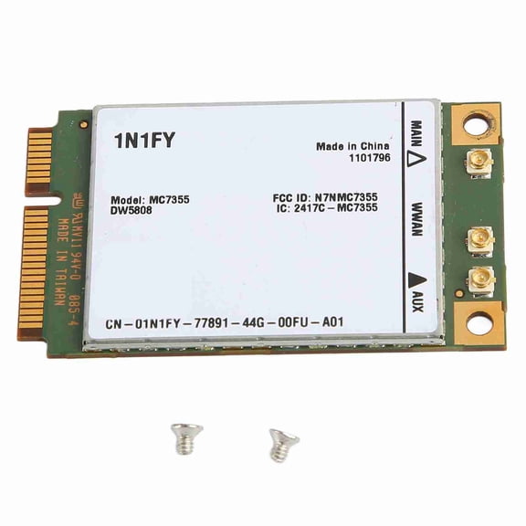 Rupoun Mini PCIe Network Card LTE HSPA+ GPS High Speed 100Mbps 4G Network Module WiFi Adapter Card (2.75 inches / 7 cm)