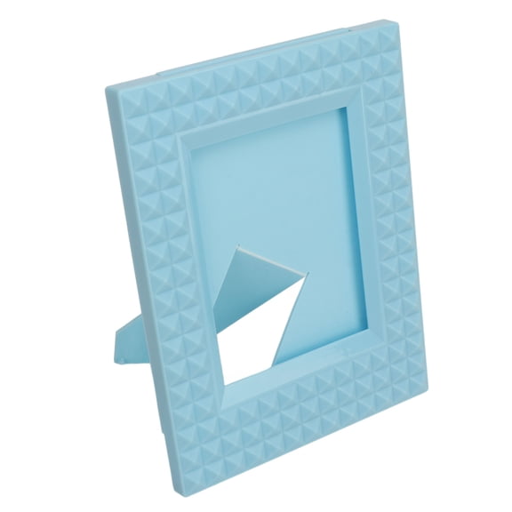 Rupoun Mini Photo Frames 4.3x3.3 Inches Picture Frames for Desktop Tabletop Display Instant Photo Frame Fits 2.1x3.4 Inches Photos Compatible with Instax Mini and Polaroid Series Camera - Blue