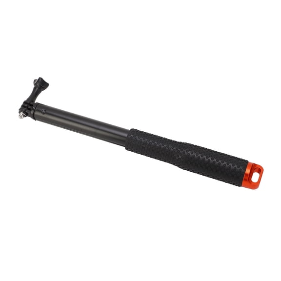 Rupoun Mini Portable Selfie Stick 36 inches / 92 cm Aluminium Alloy Extendable Handheld Tripod Pole for Action Camera and Cellphone, Orange