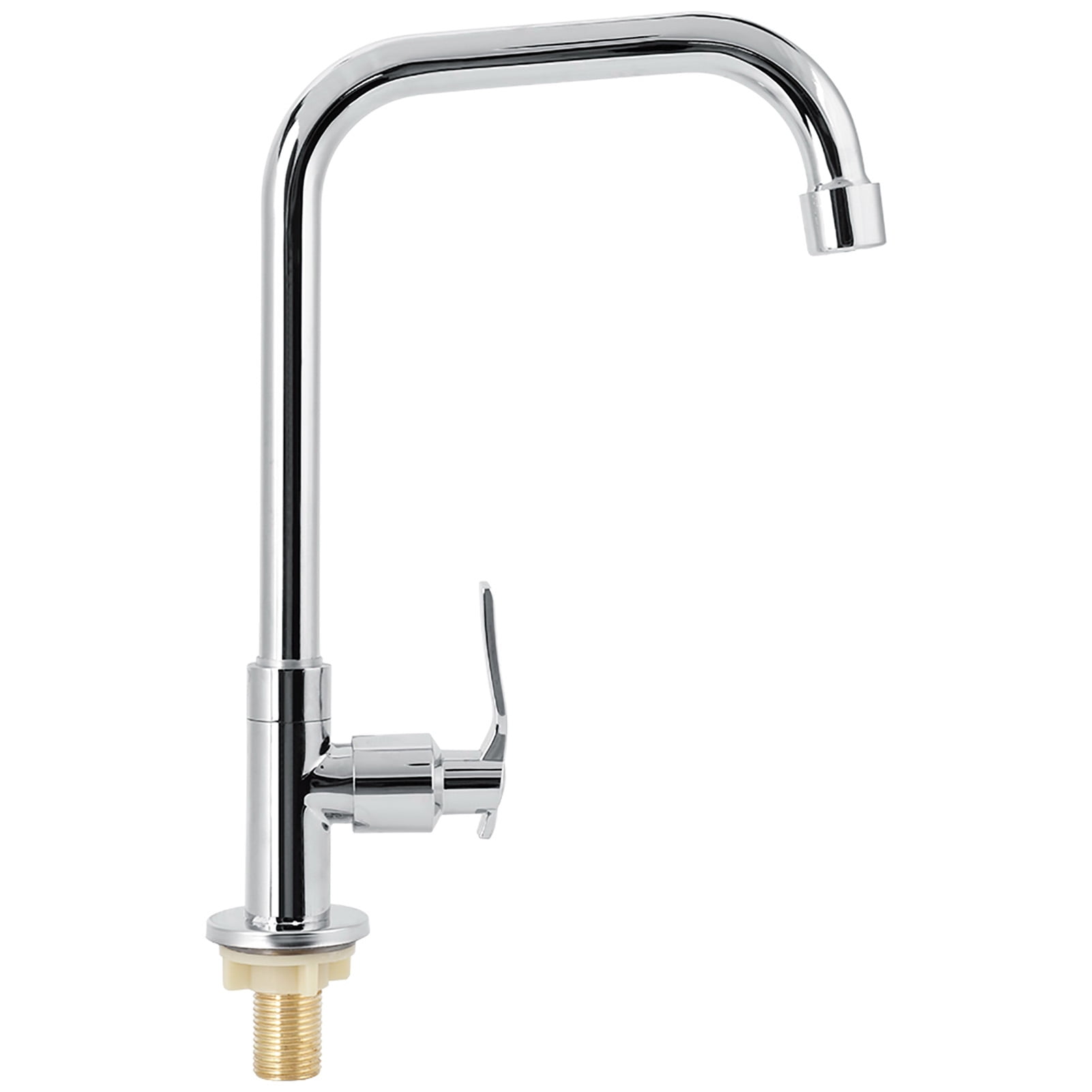 Rupoun Modern G1/2in Single Handle Kitchen Sink Water Faucet Single Cold Water Tap Home Accessory - 11.4 inches / 29 cm