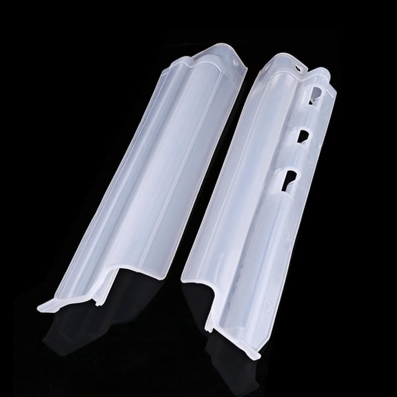 Rupoun Motorcycle Front Fork Slider Guards Protection Cover Plastic Replacement Fits For Kawasaki KLX650 KLX250R KDX250 KDX200 KLX250 Shock Absorbing Dirt Dust Resistance 2 Pcs Set White