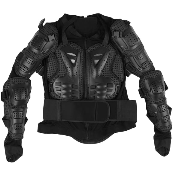 Rupoun Motorcycle Protective Jacket Full Body Armor Vest Spine Chest Protector for Motocross Dirt Bike Racing - Black M