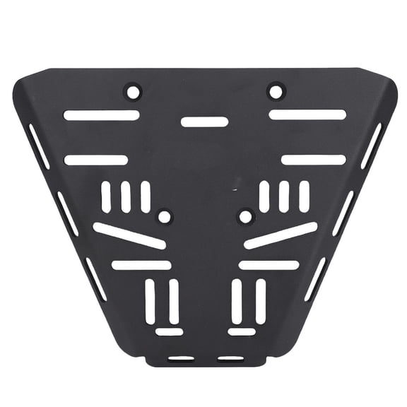 Rupoun Motorcycle Tail Box Bottom Base Plate Carbon Steel Removable Rear Luggage Rack Top Case Mounting Bracket Replacement for QJ Motor FORT 250 Accessories (14.57 in / 37 cm)