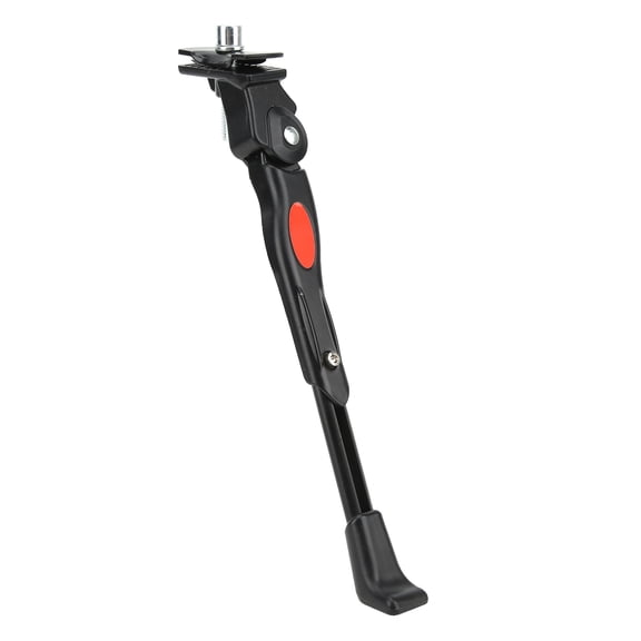 Rupoun Mountain Bike Aluminum Alloy Kickstand Adjustable Bicycle Parking Rack Cycling Support Tool Professional Side Stand Compatible with 24 26 27 Inches Wheels / 61 66 68.5 cm Wheels Black