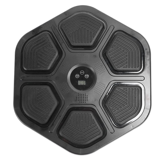 Rupoun Music Boxing Machine Electronic Reactive Wall Punching Target Home Boxing Trainer Workout Equipment for Adults Kids (17.32 inches / 44 cm)